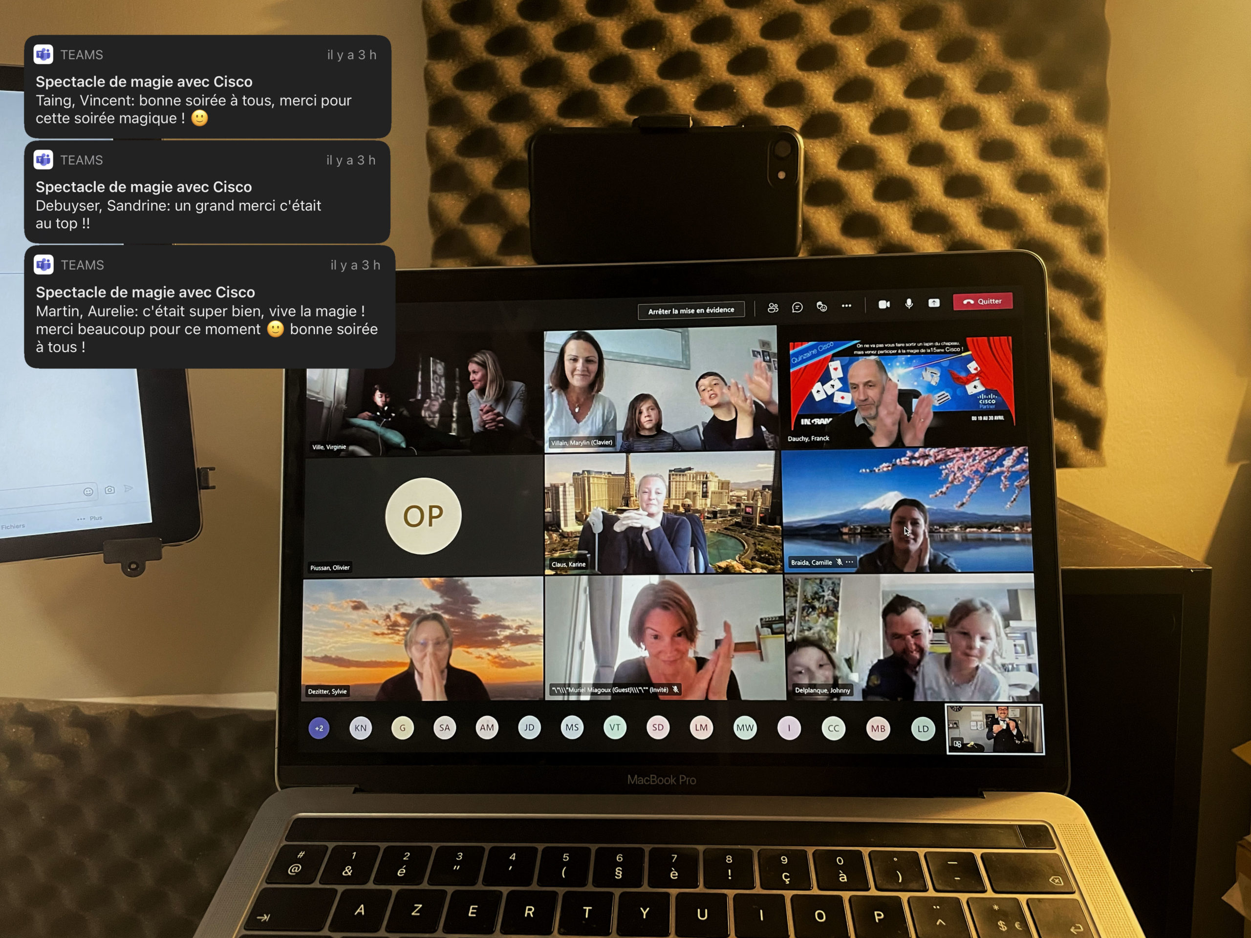 Magicien Lille - Spectacle de magie digitale en Visio