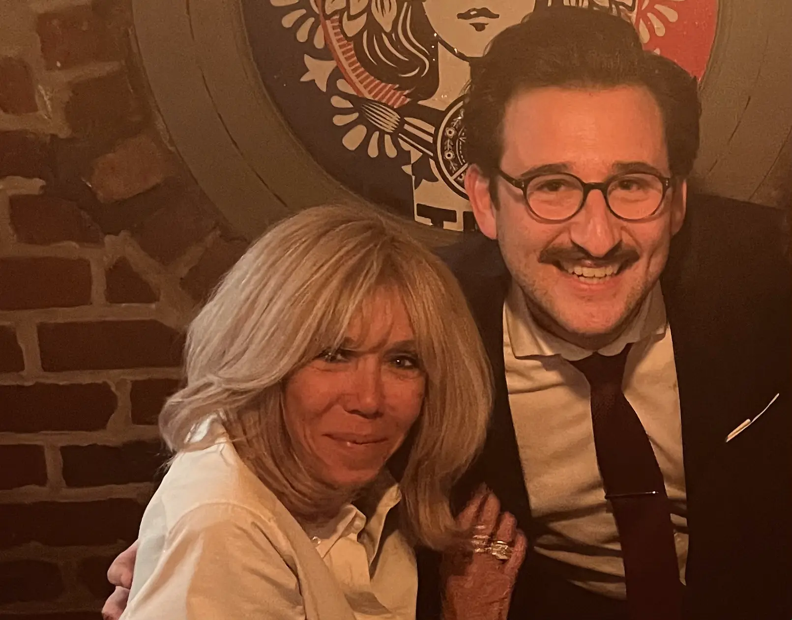 Brigitte Macron et Tom Coss le magicien Lille