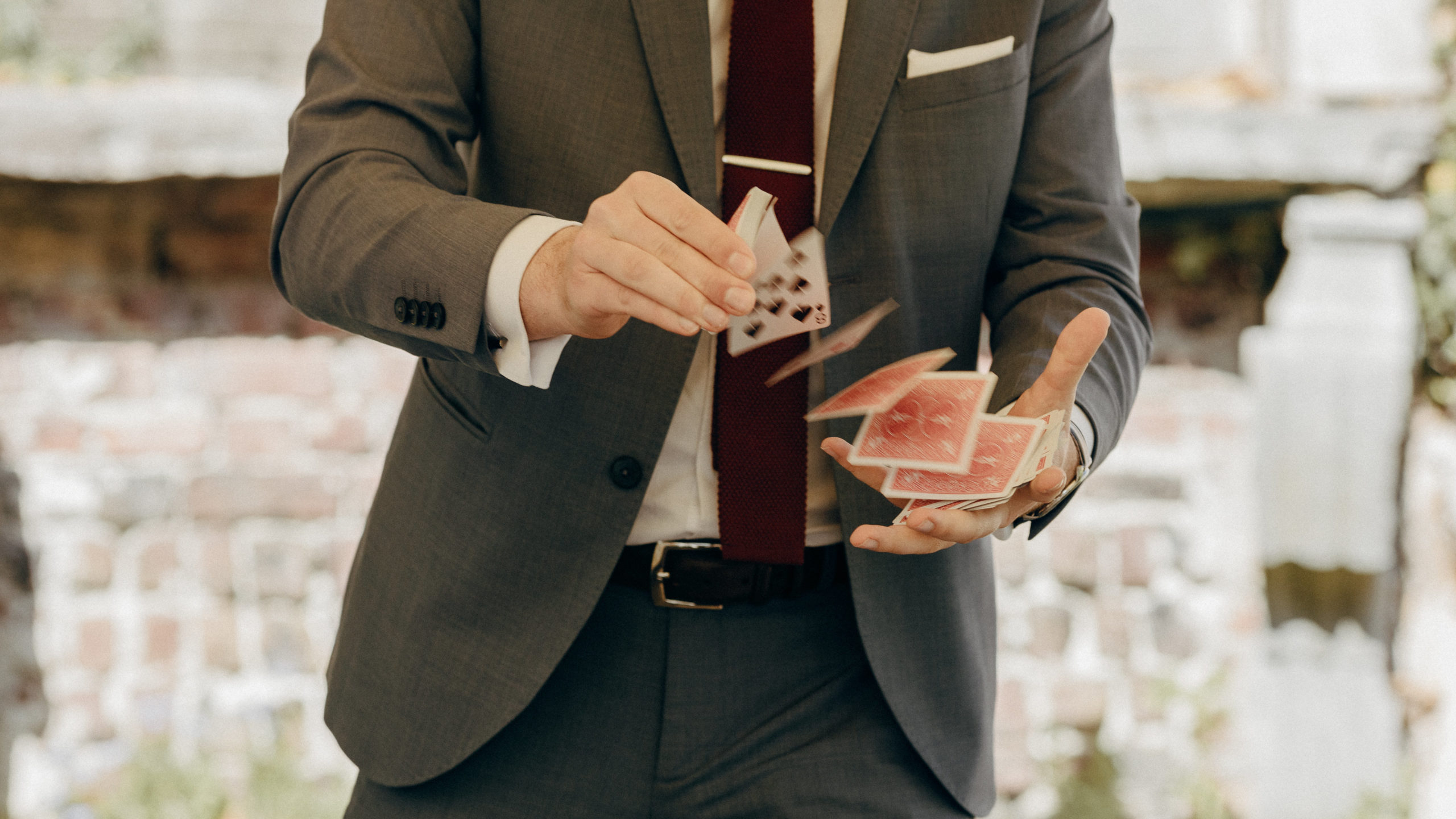 Magicien vin d'honneur mariage