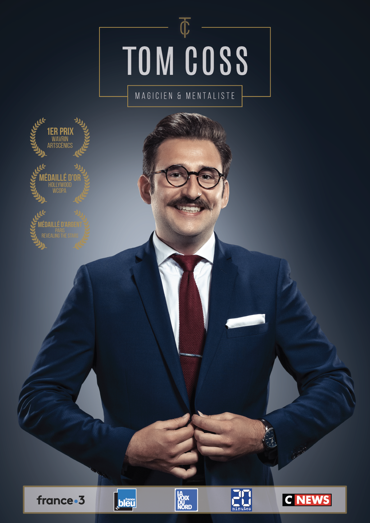 Affiche du spectacle de tom coss